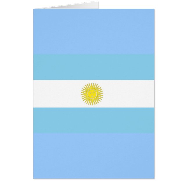 Drapeau de l'Argentine (Devant)