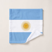 Drapeau de l'Argentine (Gant de toilette)
