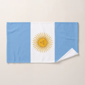 Drapeau de l'Argentine (Serviette à main)