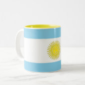 Drapeau de l'Argentine Mug (Devant gauche)