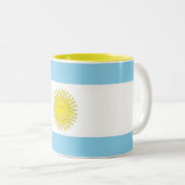 Drapeau de l'Argentine Mug (Devant droit)