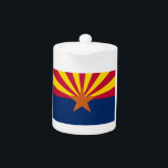 Drapeau de l'Arizona, Américain L'État du cuivre<br><div class="desc">Le drapeau de l'Arizona, Arizona, un état du sud-ouest, abrite des merveilles naturelles comme le Grand Canyon, le fleuve Colorado, le parc national du Saguaro et le désert de Sonoran. Les surnoms de l'Arizona sont The Copper State et Grand Canyon State. Cette oeuvre n'est pas admissible au droit d'auteur et,...</div>