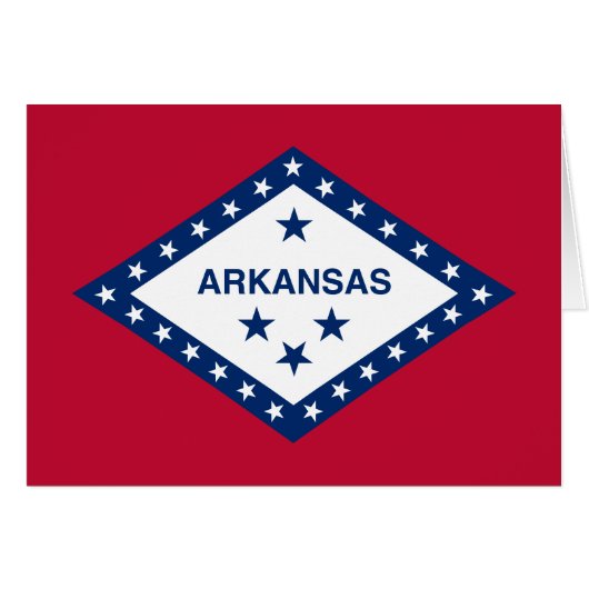 Drapeau de l'Arkansas (Devant horizontal)