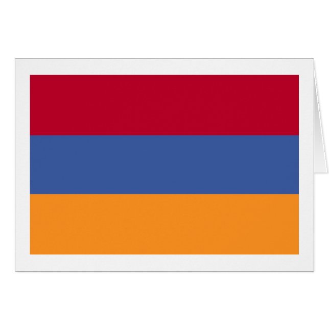 Drapeau de l'Arménie (Devant horizontal)