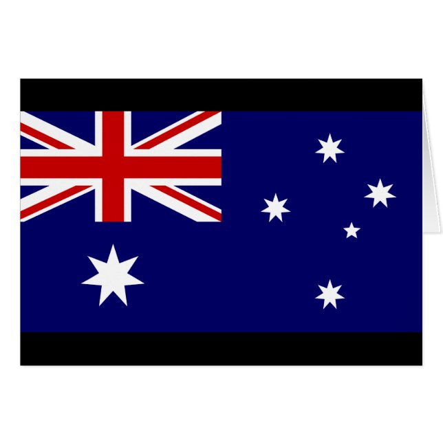 Drapeau de l'Australie (Devant horizontal)