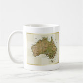 Drapeau de l'Australie + Tasse de carte (Gauche)