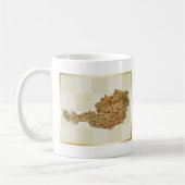 Drapeau de l'Autriche + Tasse de carte (Gauche)