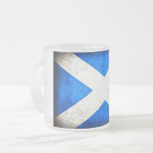 Drapeau de l'Ecosse de tasse en verre givré (Devant gauche)