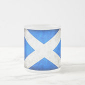 Drapeau de l'Ecosse de tasse en verre givré (Centre)