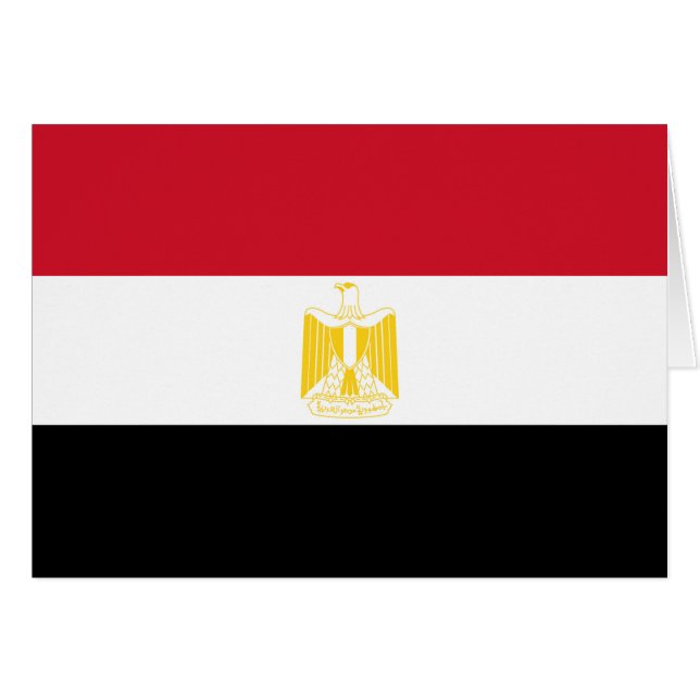 Drapeau de l'Égypte (Devant horizontal)