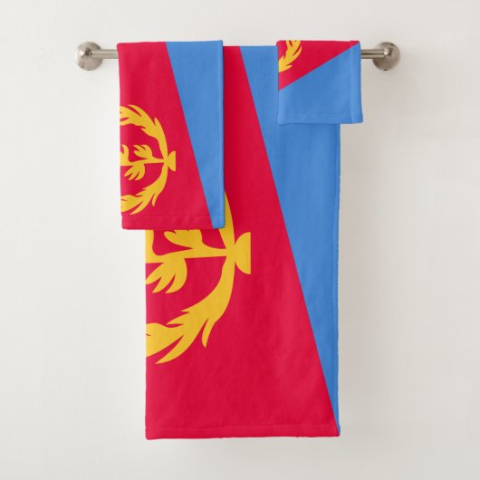 Drapeau de l'Érythrée (En situation)