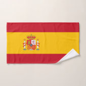 Drapeau de l'Espagne (Serviette à main)