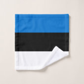 Drapeau de l'Estonie (Gant de toilette)