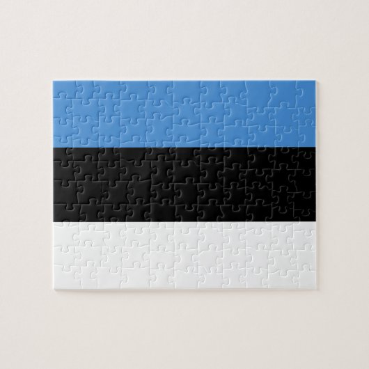 Drapeau de l'Estonie - Puzzle photo (Horizontal)