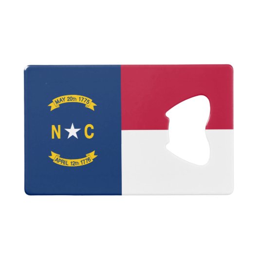 Drapeau de l'État de Caroline du Nord (Devant (Horizontal))