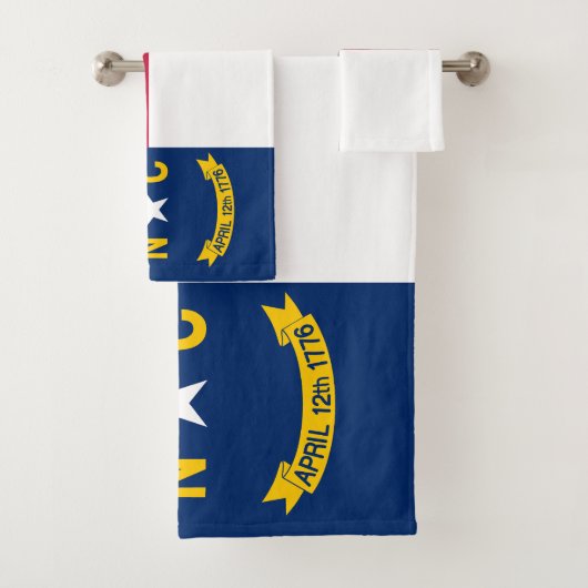 Drapeau de l'État de Caroline du Nord (En situation)