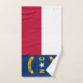 Drapeau de l'État de Caroline du Nord (Serviette à main)