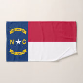 Drapeau de l'État de Caroline du Nord (Serviette à main)