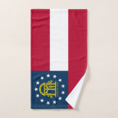Drapeau de l'État de Géorgie (Serviette à main)