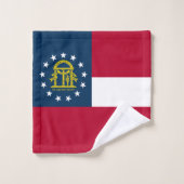 Drapeau de l'État de Géorgie (Gant de toilette)