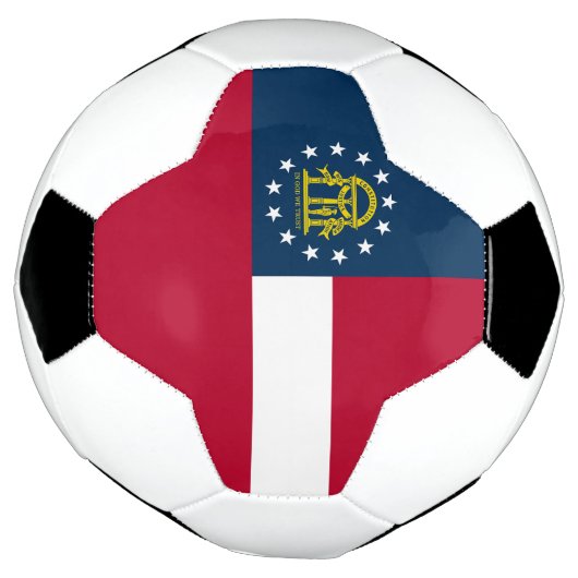 Drapeau de l'État de Géorgie (Tourné)