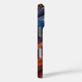 Drapeau de l'État de Géorgie - coque iphone (Verso / Droite)