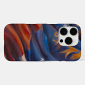 Drapeau de l'État de Géorgie - coque iphone (Verso (horizontal))