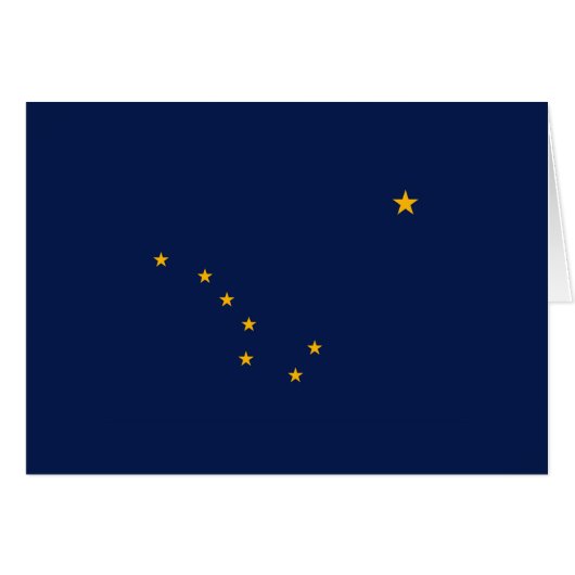 Drapeau de l'État de l'Alaska (Devant horizontal)