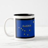 Drapeau de l'état de l'Alaska Mug à deux tons par (Gauche)