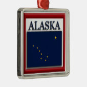 drapeau de l'état de l'Alaska Ornement de Noël (Droite)