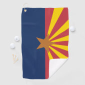 Drapeau de l'état de l'Arizona serviette de golf (En situation)