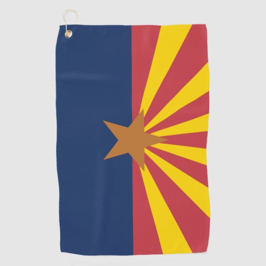 Drapeau de l'état de l'Arizona serviette de golf (Devant)