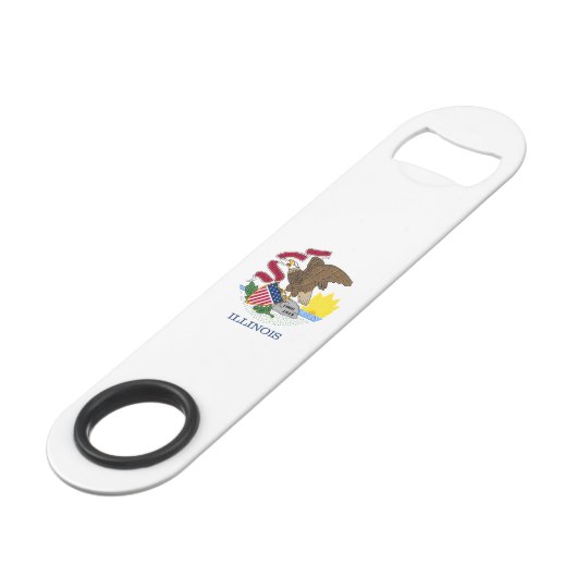 Drapeau de l'État de l'Illinois (Devant angulaire)