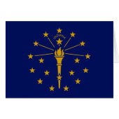 Drapeau de l'État de l'Indiana (Devant horizontal)
