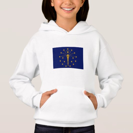 Drapeau de l'État de l'Indiana (Devant)