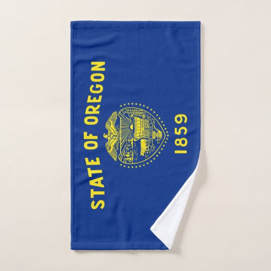 Drapeau de l'État de l'Oregon (Serviette à main)