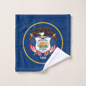 Drapeau de l'État de l'Utah (Gant de toilette)