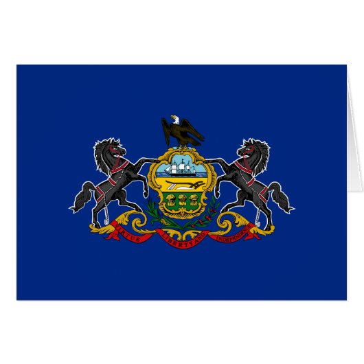 Drapeau de l'État de Pennsylvanie (Devant horizontal)