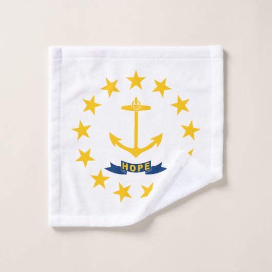Drapeau de l'État de Rhode Island (Gant de toilette)