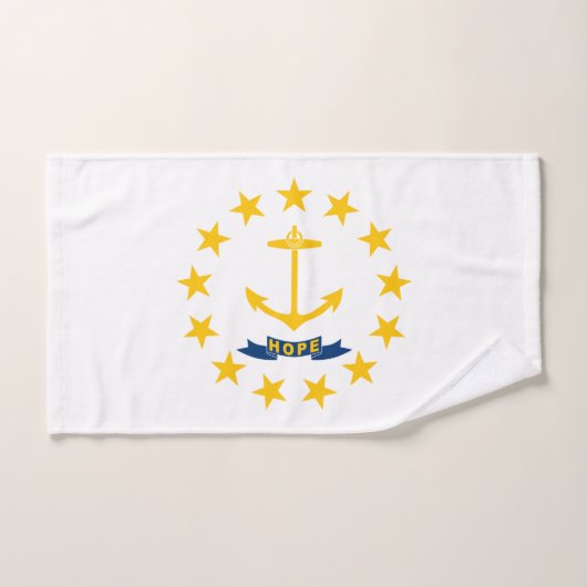 Drapeau de l'État de Rhode Island (Serviette à main)
