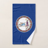 Drapeau de l'État de Virginie (Serviette à main)