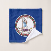 Drapeau de l'État de Virginie (Gant de toilette)