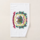 Drapeau de l'État de Virginie-Occidentale (Serviette à main)