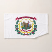Drapeau de l'État de Virginie-Occidentale (Serviette à main)