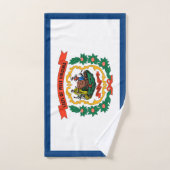 Drapeau de l'État de Virginie occidentale (Serviette à main)