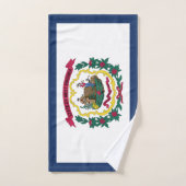 Drapeau de l'État de Virginie-Occidentale (Serviette à main)