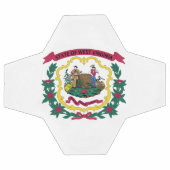 Drapeau de l'État de Virginie-Occidentale (Plat)