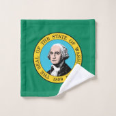 Drapeau de l'État de Washington (Gant de toilette)
