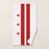 Drapeau de l'État de Washington DC (Serviette à main)