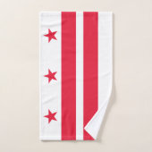 Drapeau de l'État de Washington DC (Serviette à main)